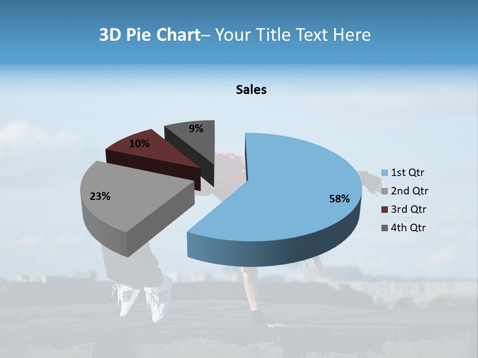 Weight Athlete Young PowerPoint Template