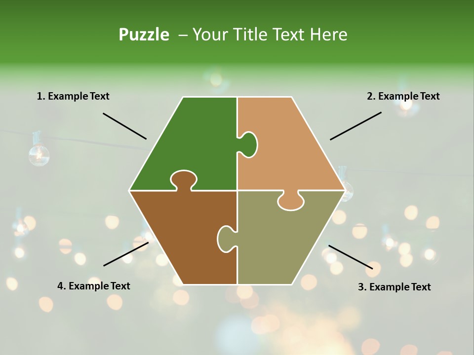 Flame Luau Hang PowerPoint Template