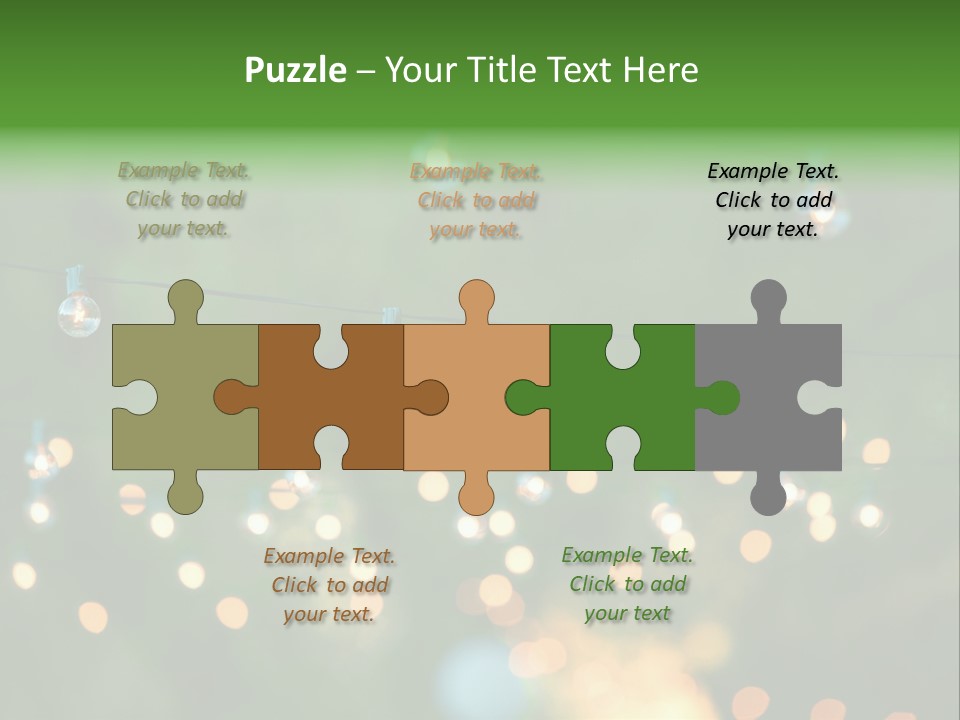 Flame Luau Hang PowerPoint Template