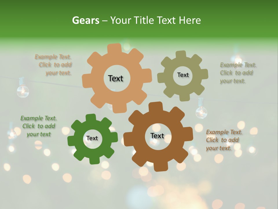 Flame Luau Hang PowerPoint Template