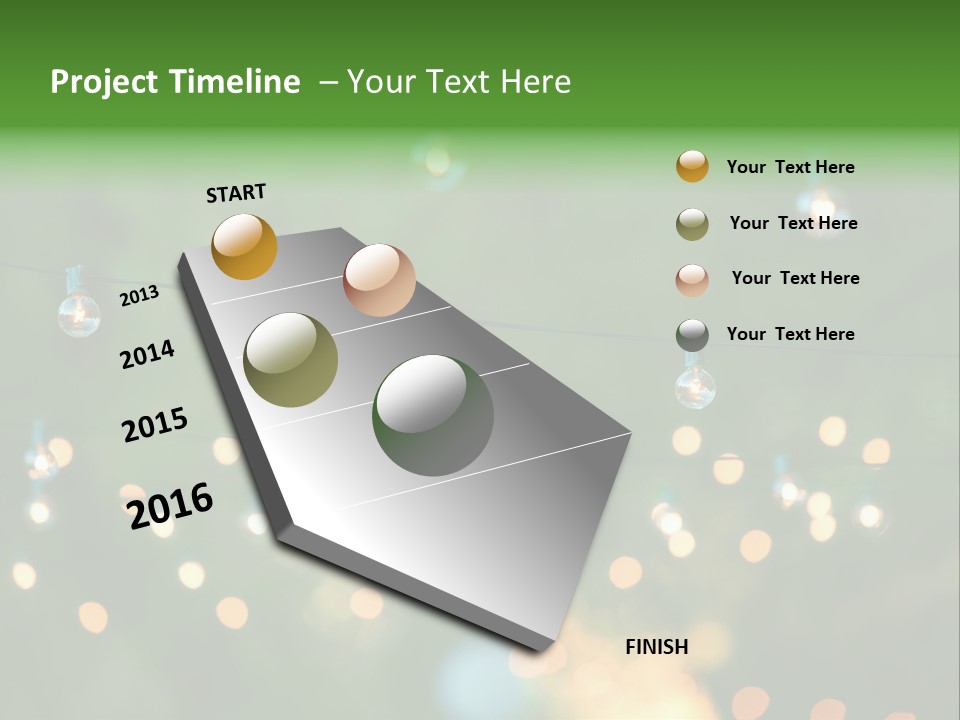 Flame Luau Hang PowerPoint Template
