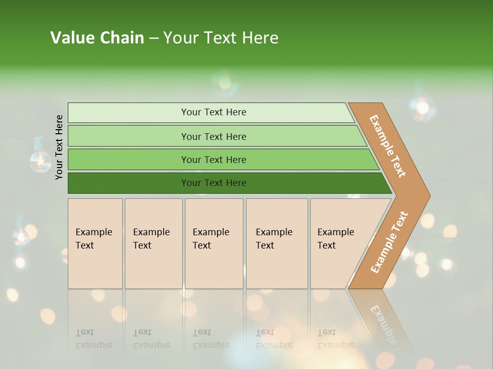 Flame Luau Hang PowerPoint Template