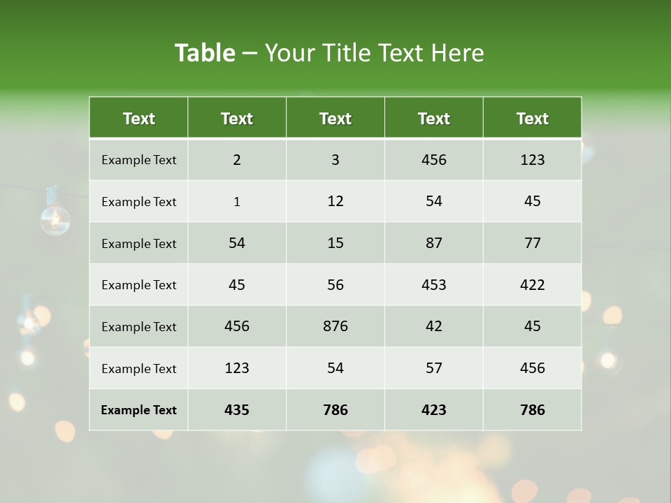 Flame Luau Hang PowerPoint Template