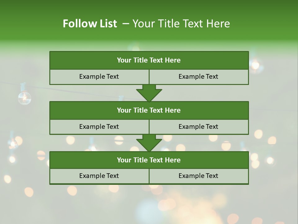 Flame Luau Hang PowerPoint Template