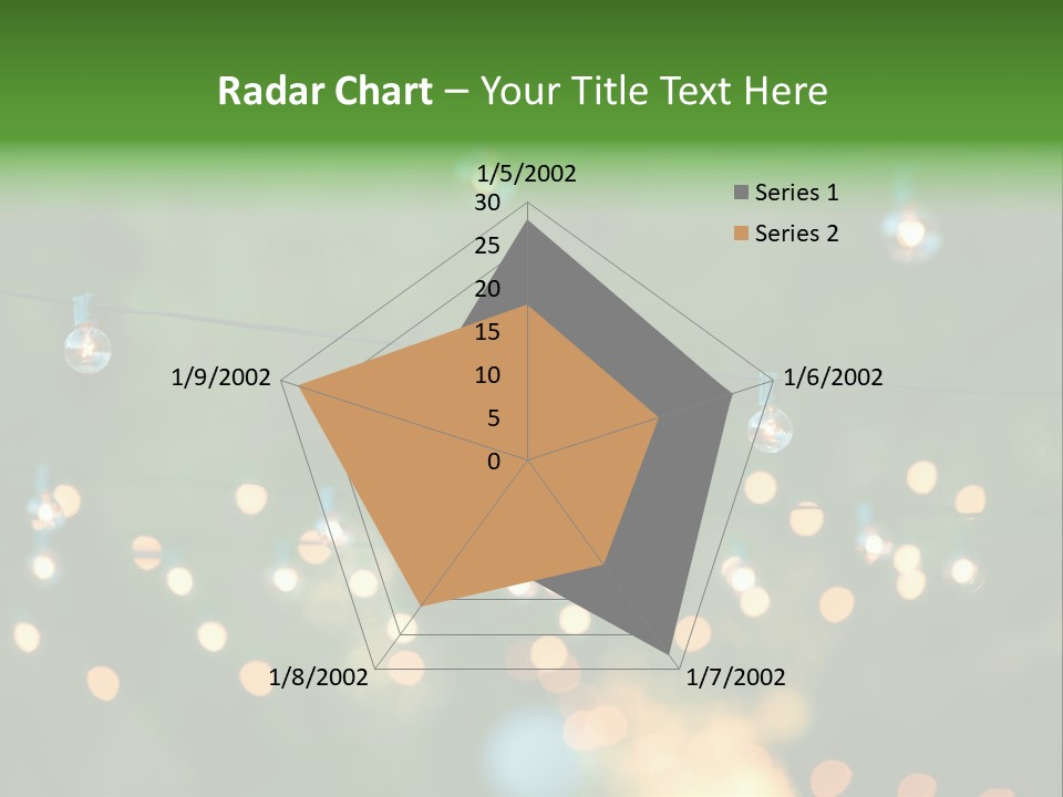 Flame Luau Hang PowerPoint Template