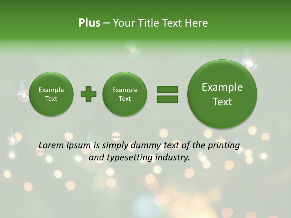 Flame Luau Hang PowerPoint Template