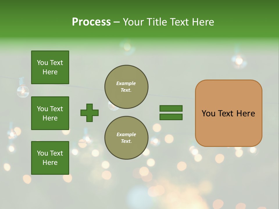 Flame Luau Hang PowerPoint Template