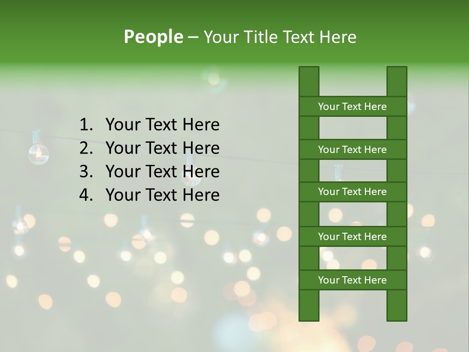 Flame Luau Hang PowerPoint Template