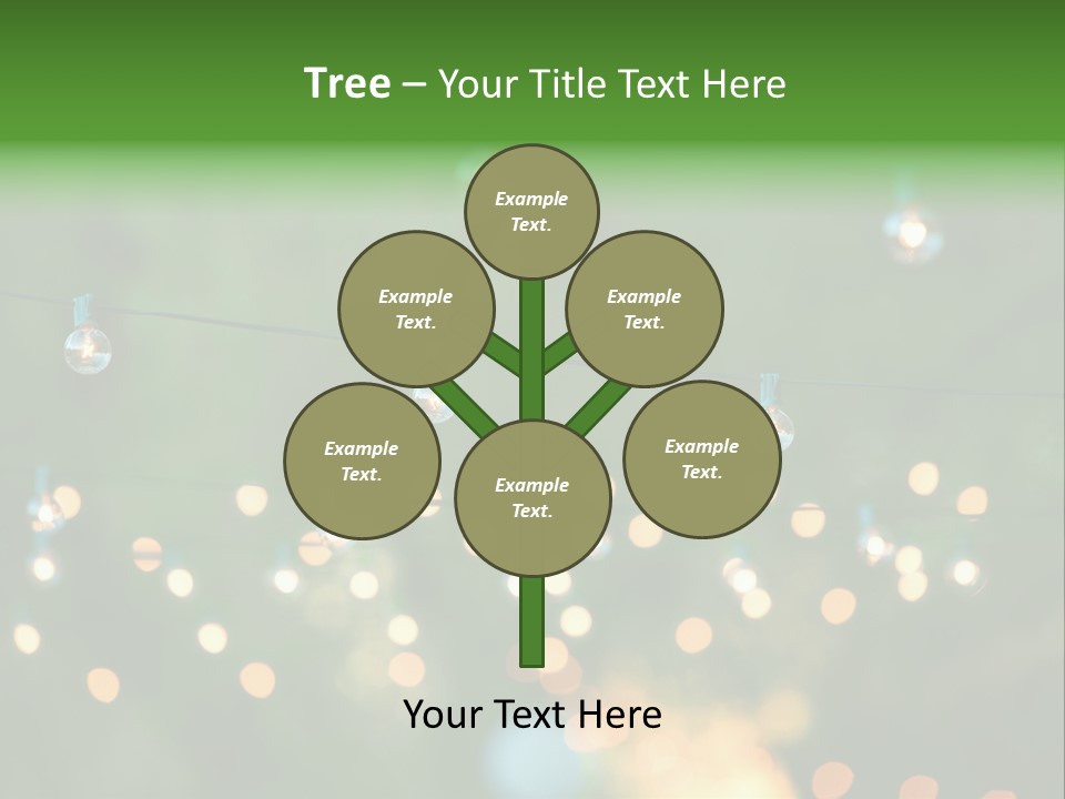 Flame Luau Hang PowerPoint Template