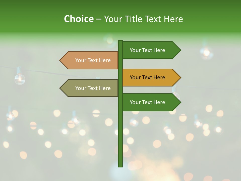 Flame Luau Hang PowerPoint Template