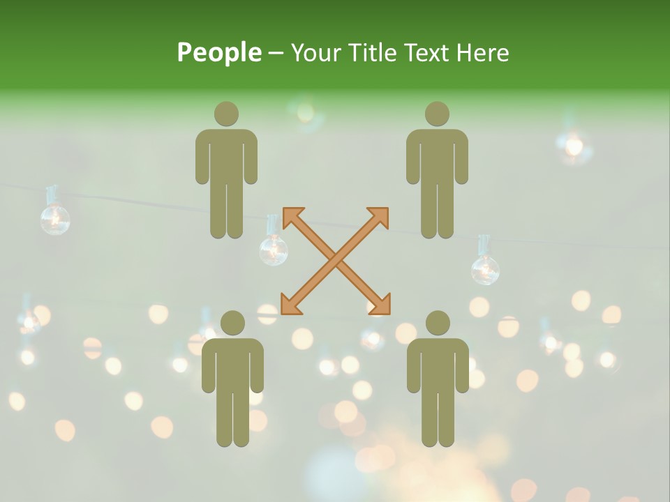 Flame Luau Hang PowerPoint Template