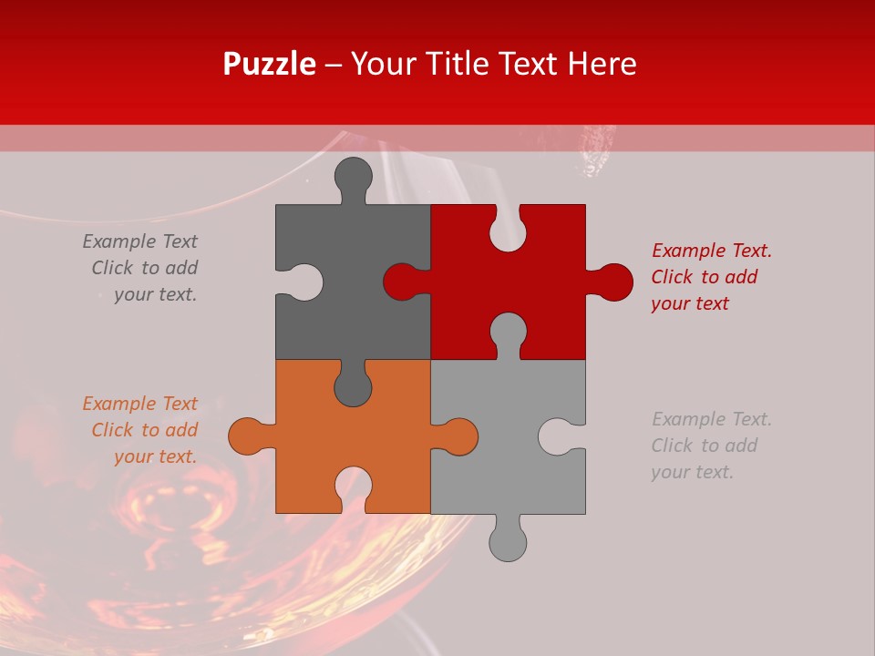 Glass Alcohol Spirit PowerPoint Template