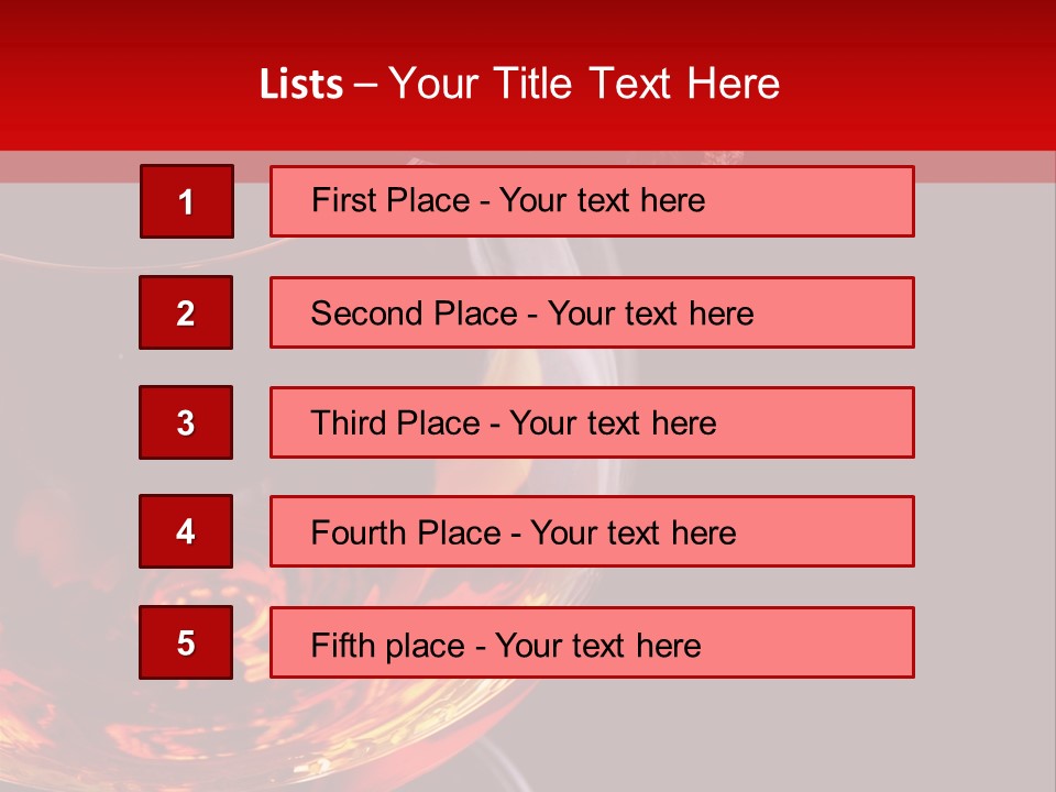 Glass Alcohol Spirit PowerPoint Template