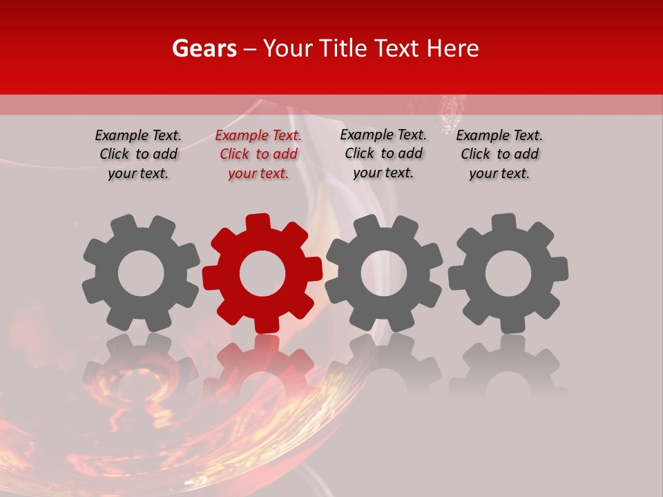 Glass Alcohol Spirit PowerPoint Template