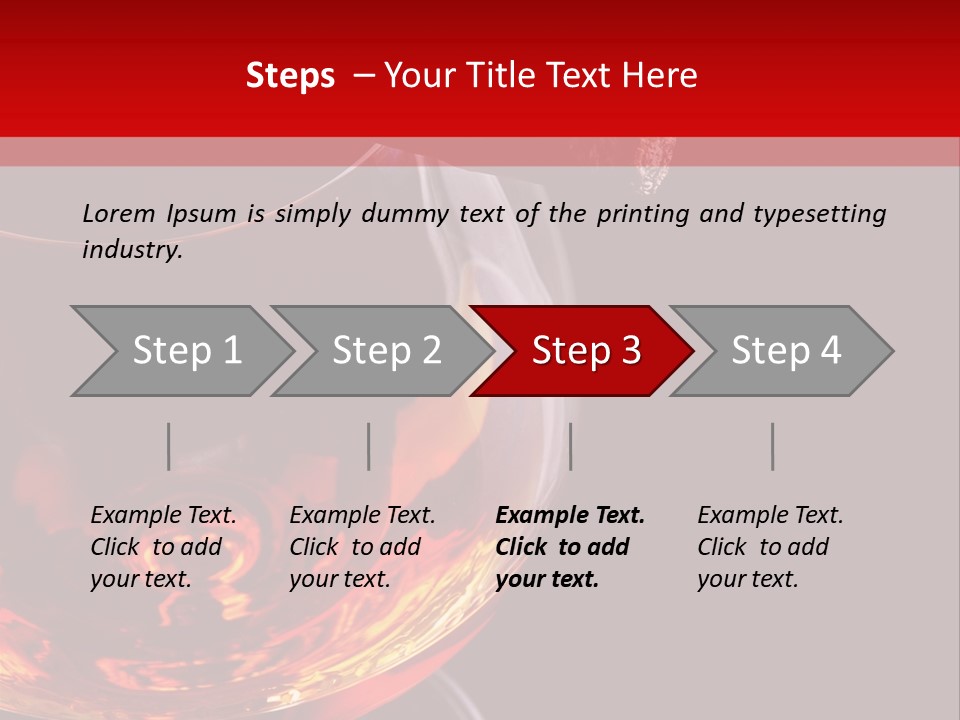 Glass Alcohol Spirit PowerPoint Template