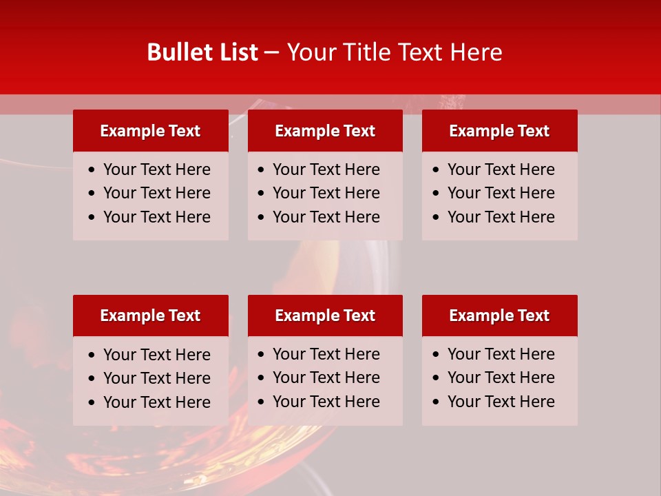 Glass Alcohol Spirit PowerPoint Template