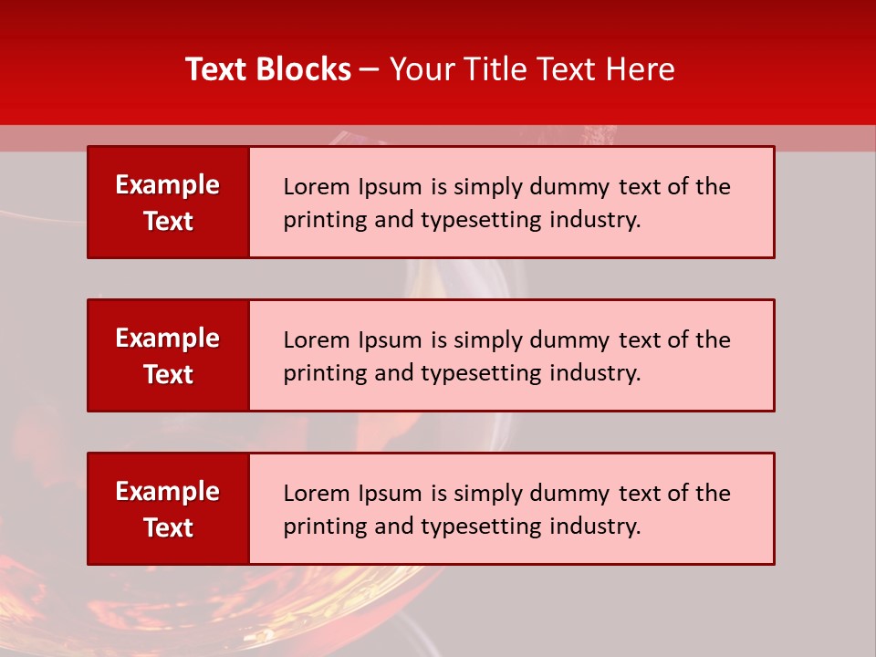 Glass Alcohol Spirit PowerPoint Template