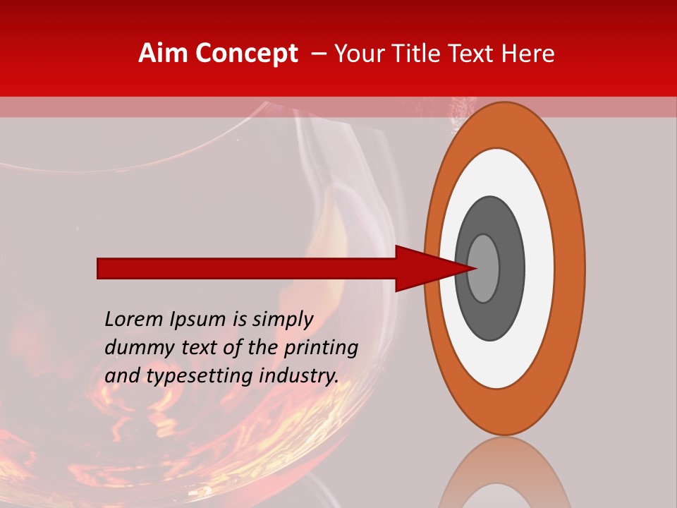 Glass Alcohol Spirit PowerPoint Template