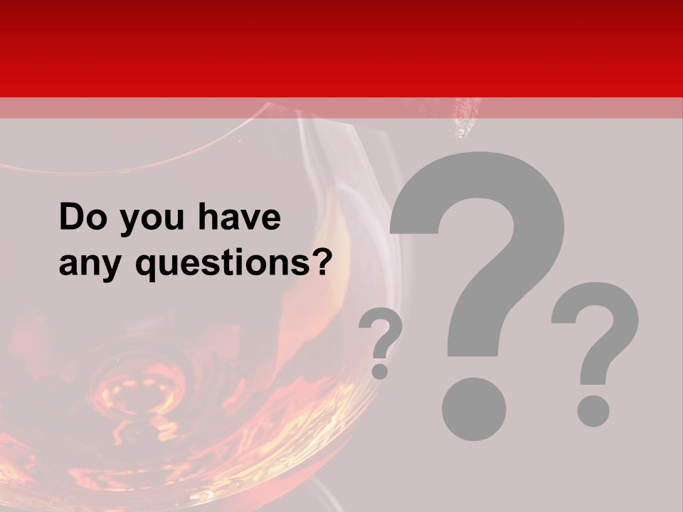 Glass Alcohol Spirit PowerPoint Template