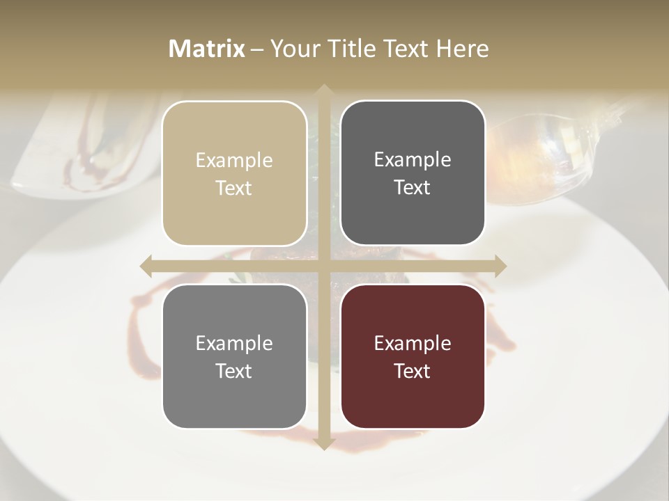 Closeup Cook Roast PowerPoint Template