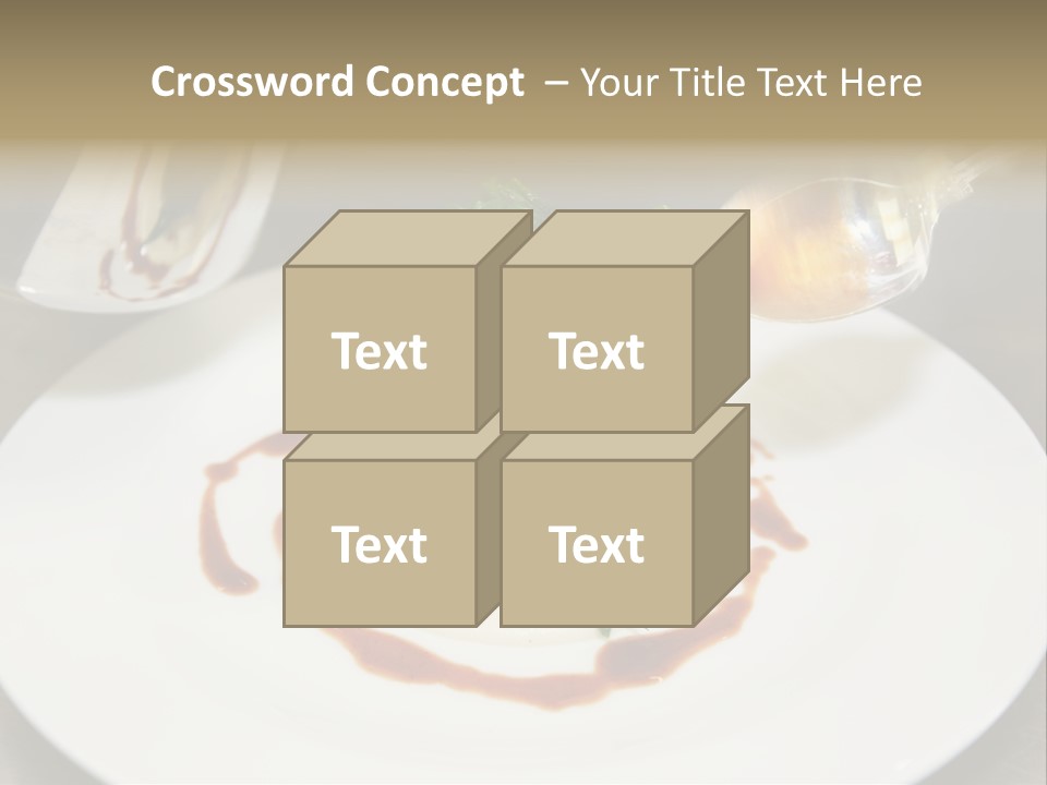 Closeup Cook Roast PowerPoint Template