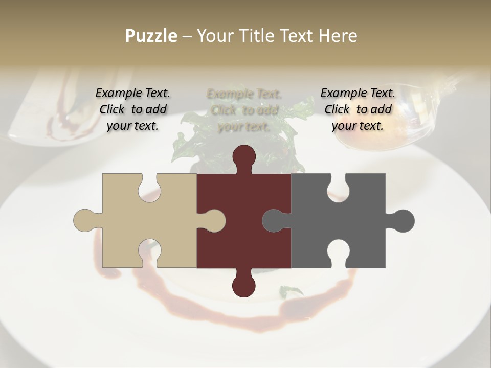 Closeup Cook Roast PowerPoint Template