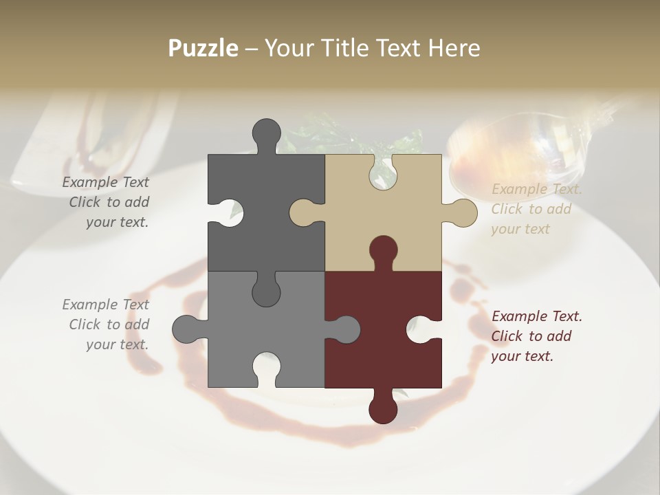 Closeup Cook Roast PowerPoint Template