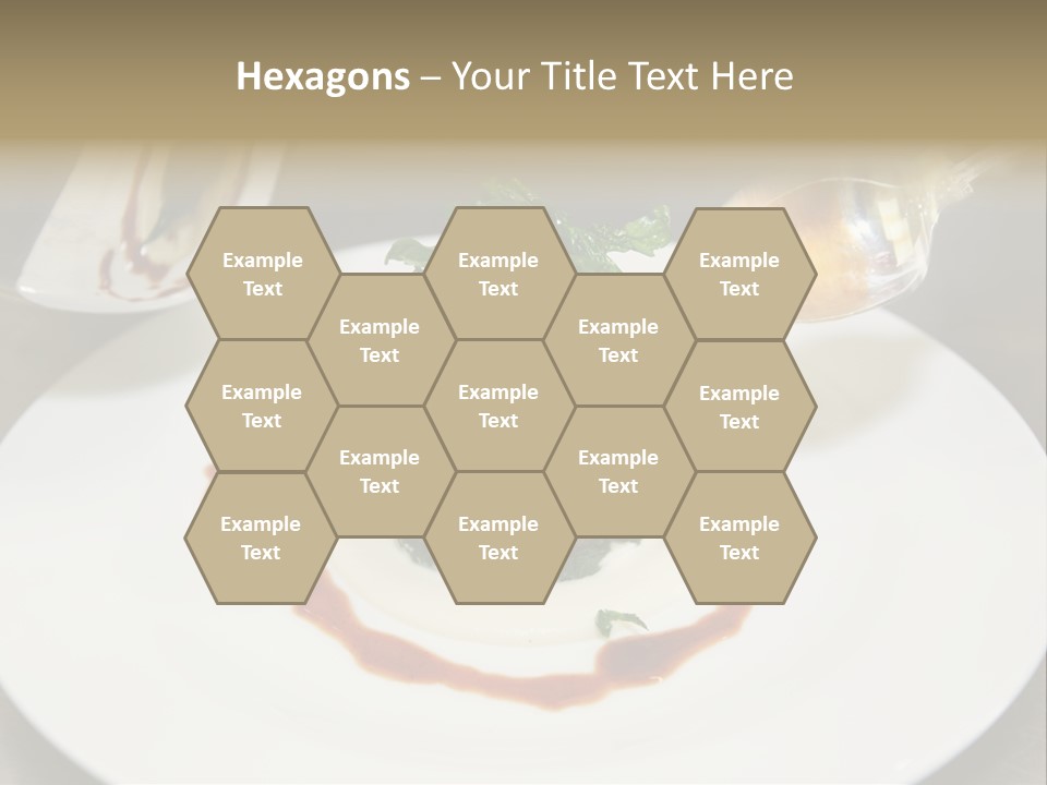 Closeup Cook Roast PowerPoint Template