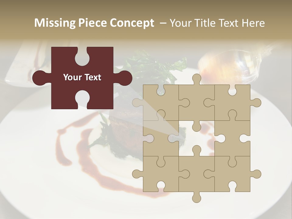 Closeup Cook Roast PowerPoint Template