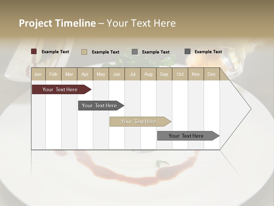 Closeup Cook Roast PowerPoint Template