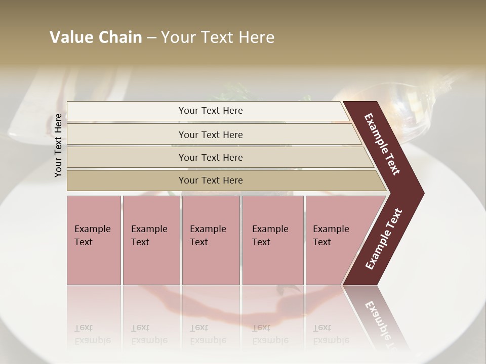 Closeup Cook Roast PowerPoint Template