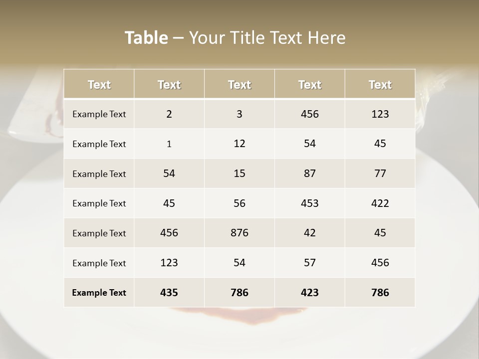 Closeup Cook Roast PowerPoint Template