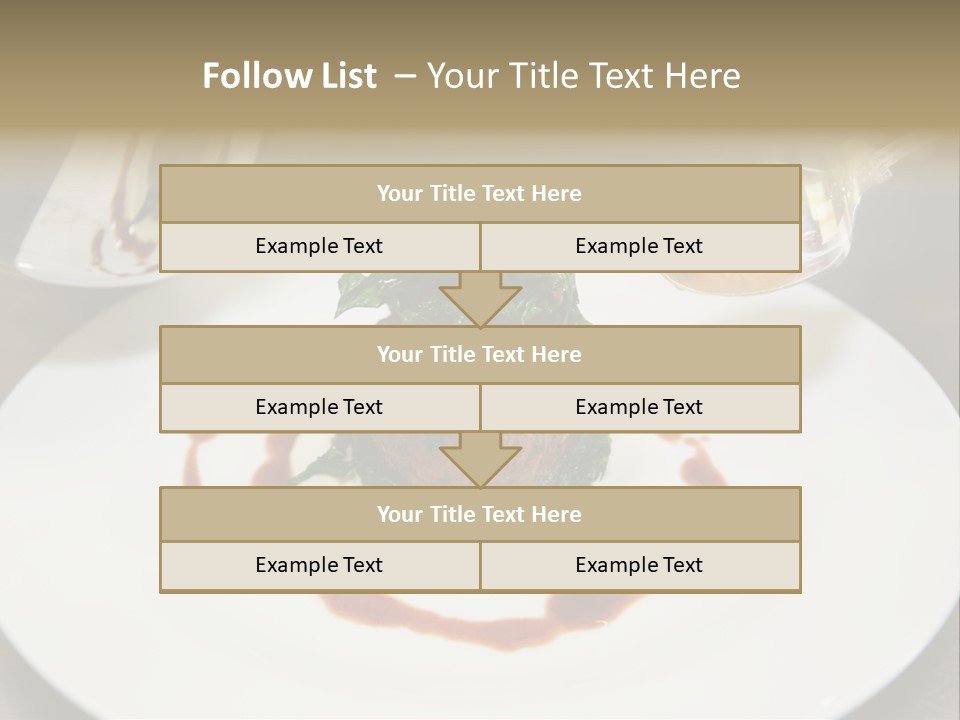 Closeup Cook Roast PowerPoint Template