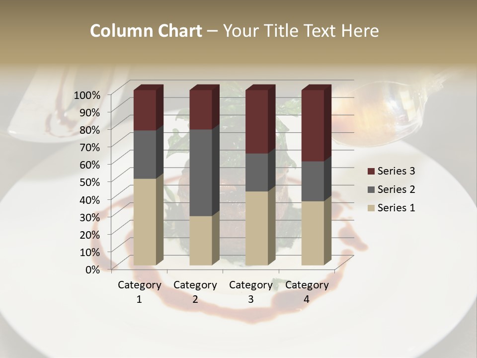 Closeup Cook Roast PowerPoint Template