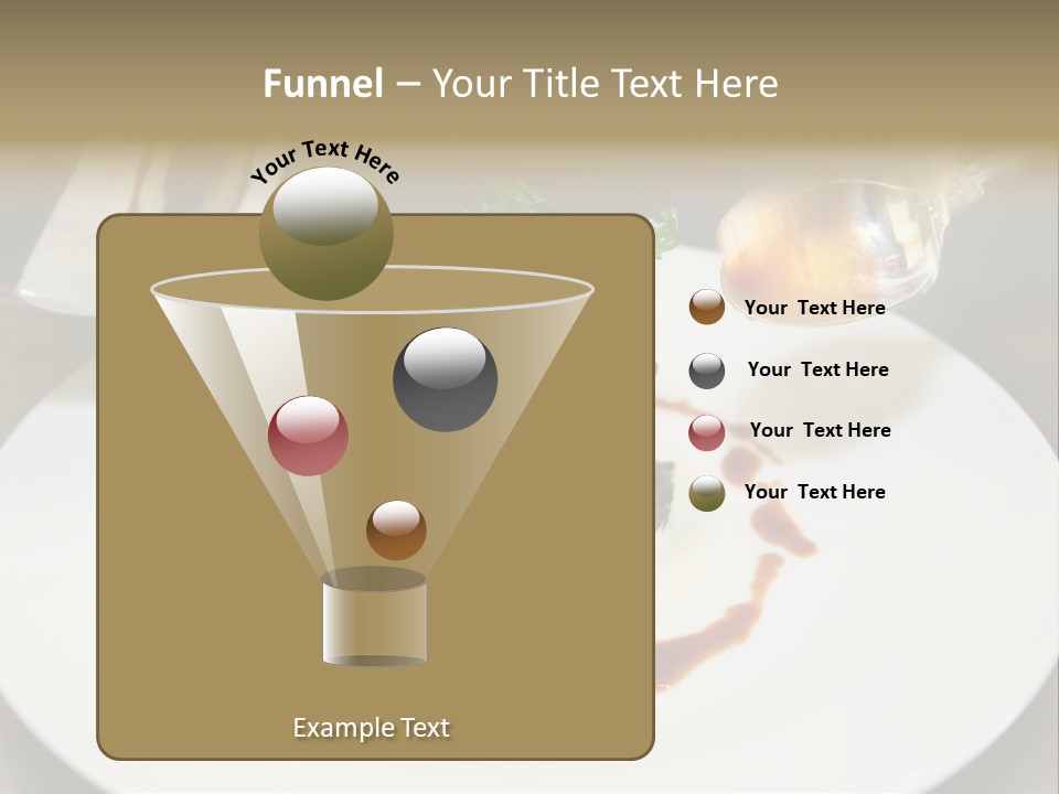 Closeup Cook Roast PowerPoint Template