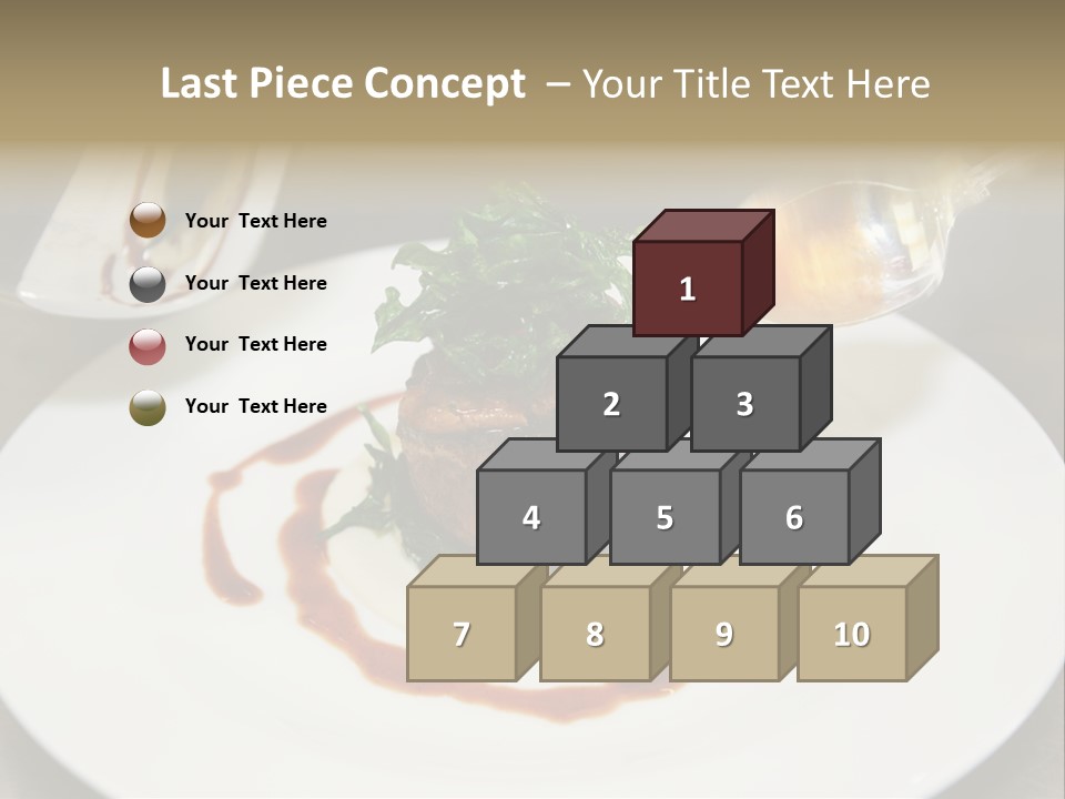 Closeup Cook Roast PowerPoint Template