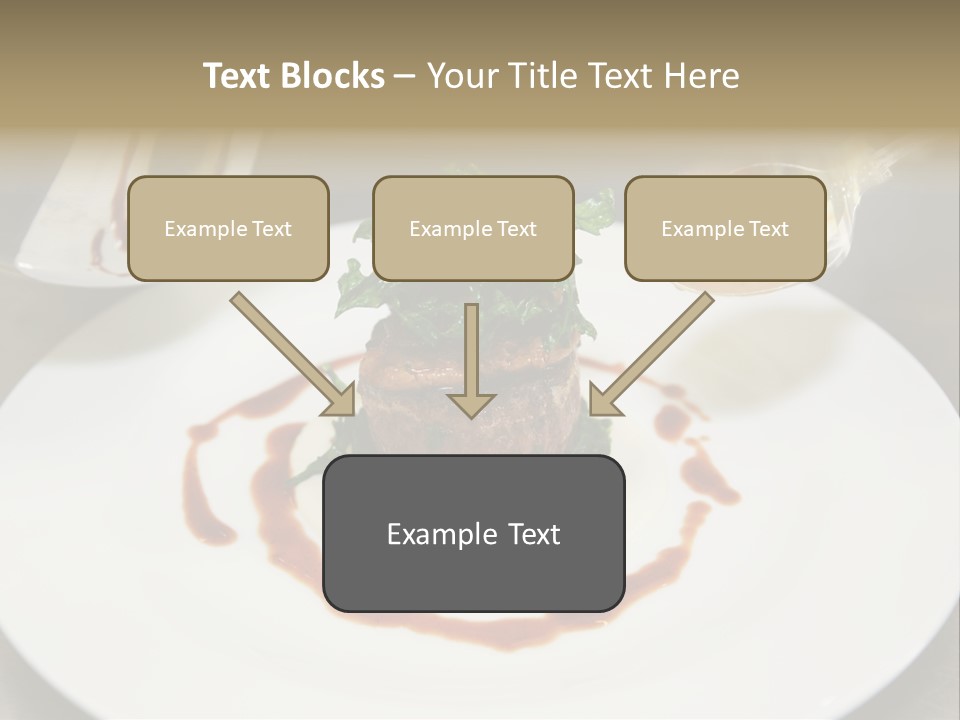 Closeup Cook Roast PowerPoint Template