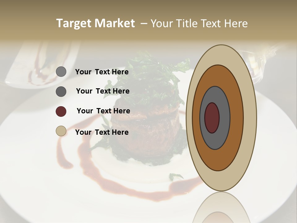 Closeup Cook Roast PowerPoint Template