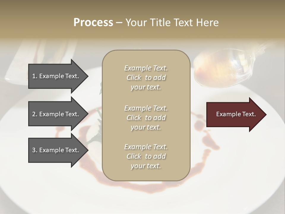 Closeup Cook Roast PowerPoint Template
