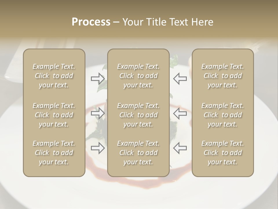 Closeup Cook Roast PowerPoint Template
