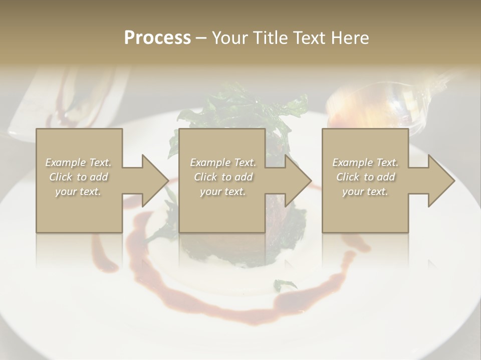 Closeup Cook Roast PowerPoint Template