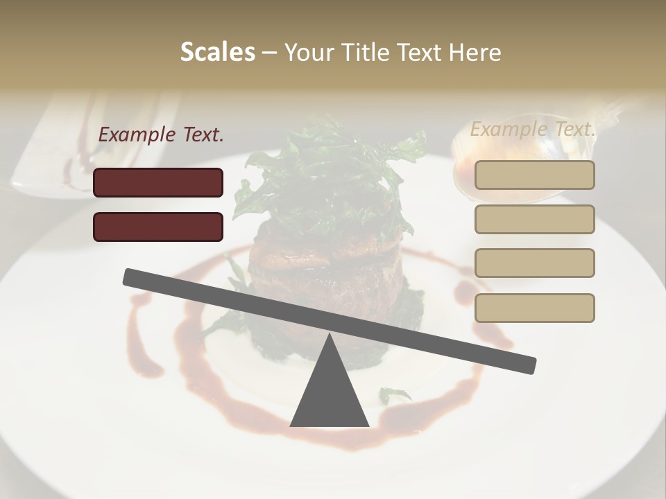 Closeup Cook Roast PowerPoint Template