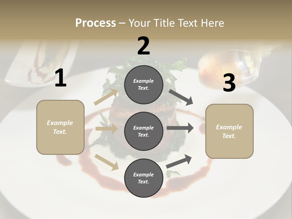 Closeup Cook Roast PowerPoint Template