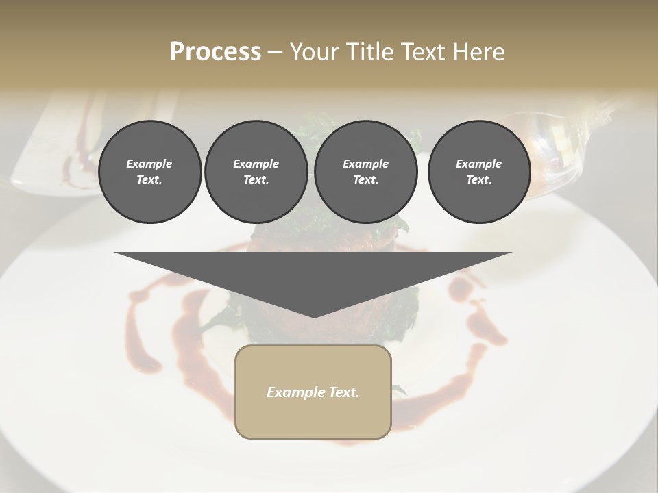 Closeup Cook Roast PowerPoint Template