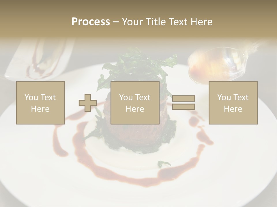 Closeup Cook Roast PowerPoint Template
