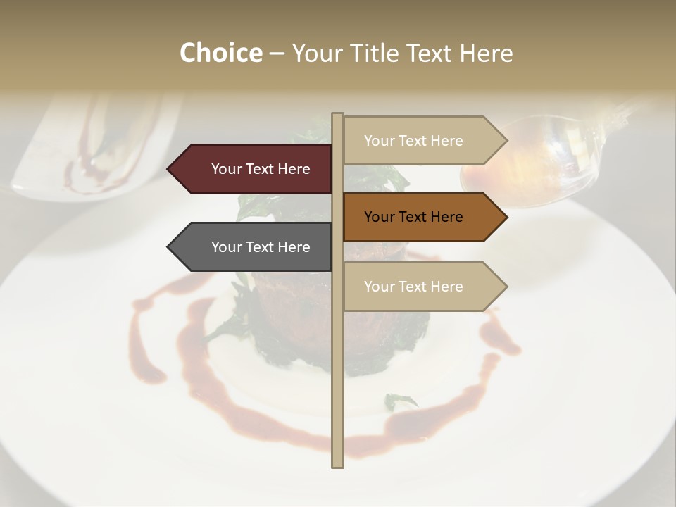 Closeup Cook Roast PowerPoint Template