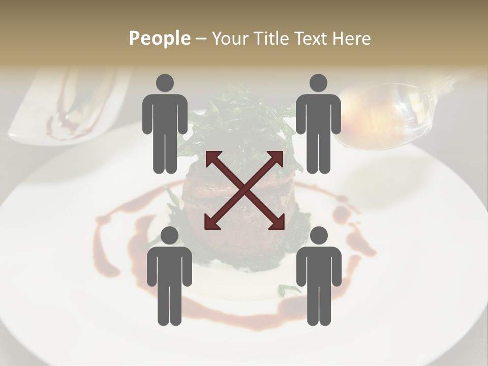 Closeup Cook Roast PowerPoint Template