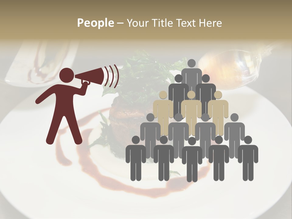 Closeup Cook Roast PowerPoint Template