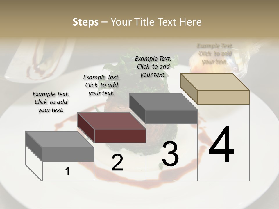 Closeup Cook Roast PowerPoint Template