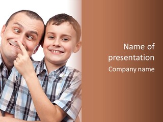 Playing Love Son PowerPoint Template